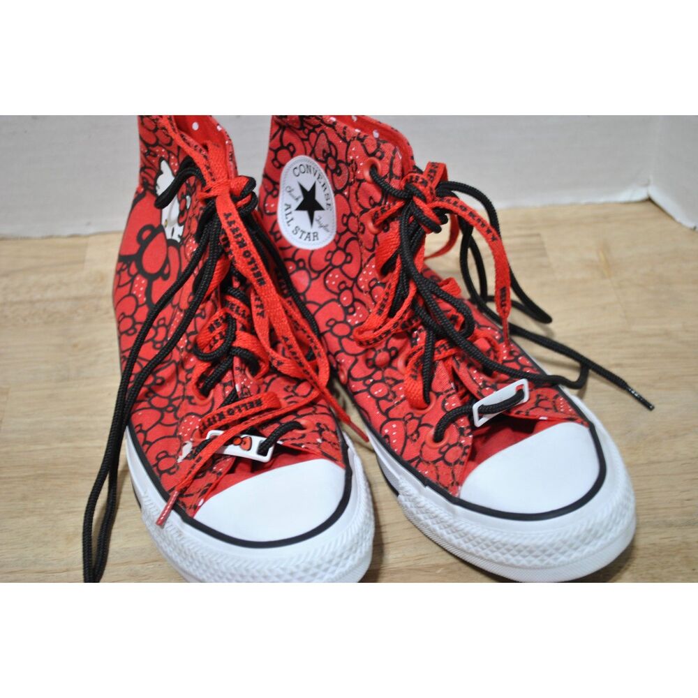 Converse Limited Edition Hello Kitty Chuck Taylor All Star High Top. Women's 8